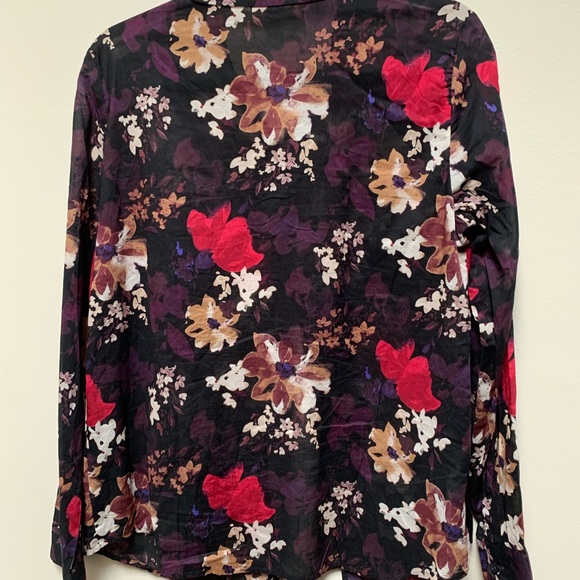 Loft cotton button up shirt, PRETTY! - Picture 3 of 4